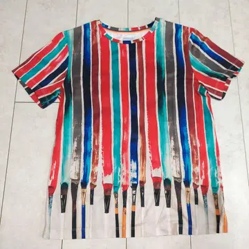 Paul Smith 반팔 T셔츠 브러쉬 프린트