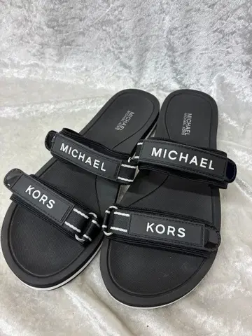MICHAELKORS IRINA SLIDE 샌들 블랙