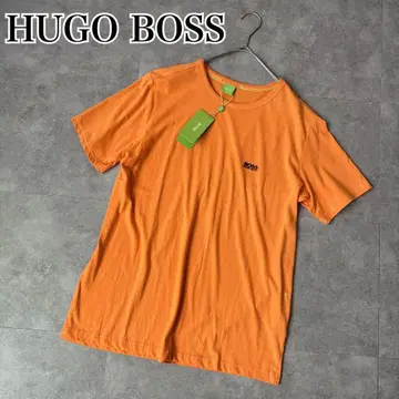 택 포함 새상품 HUGO BOSS 휴고보스 T셔츠 오렌지 컬러 독일