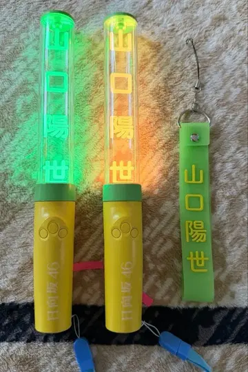 히나타자카46 야마구치 하루요 응원봉 집주인 타월 히나탄사이 부채