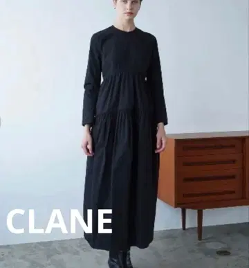 CLANE 티어드 원피스 블랙 사이즈 2