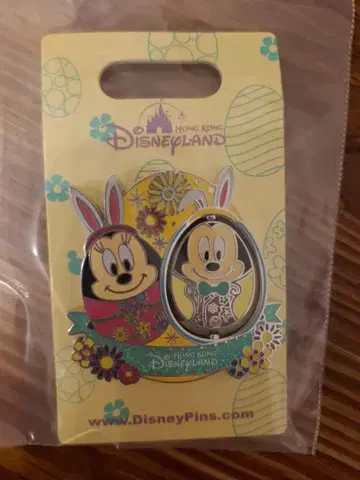 홍콩 Hong Kong Disneyland 핀 배지 3세트