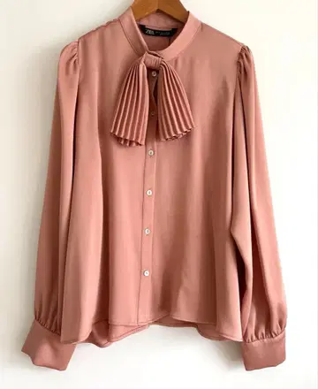 [미착용 새상품] ZARA 리본 블라우스 긴팔