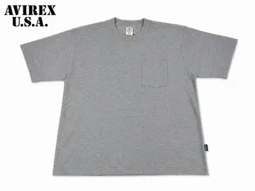 AVIREX U.S.A. 포켓T셔츠 그레이 XL
