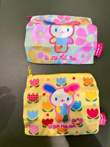우사하나 Sanrio U-SA-HA-NA 파우치 토트백 3종 세트