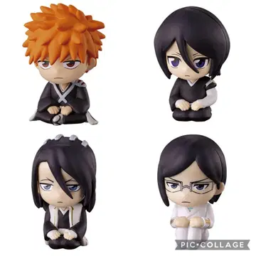 BLEACH 천년혈전편 기다림 이치고 루키아 이시다 바이켄 4개 세트
