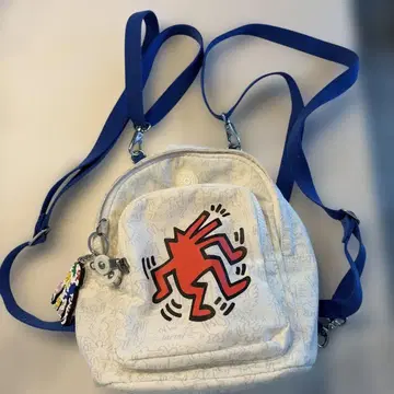 새상품급 Kipling Keith Haring 미니 백팩