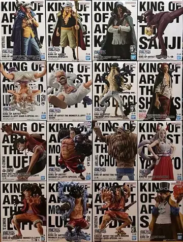 원피스 KING OF ARTIST 피규어 묶음 판매 : 16체