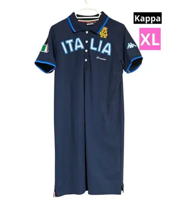새상품급 Kappa ITALIA 골프웨어 폴로 원피스 네이비 XL