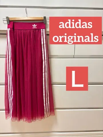 [새상품급] adidas Originals TULLE SKIRT 핑크 L