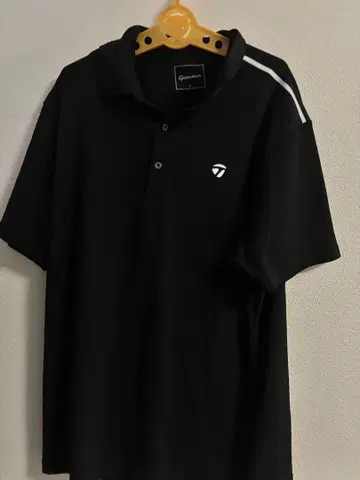 [컨디션 최상] TaylorMade 피케 셔츠 블랙 L 사이즈