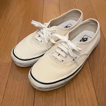 Vans 오센틱 아나하임 25.5cm 화이트 캔버스 44