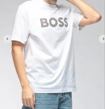BOSS 화이트 T셔츠