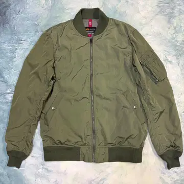 [ 새상품급 ] ALPHA INDUSTRIES MA-1 블루종 자켓 카키