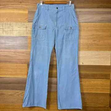 USA제 70s Lee 코듀로이 부시 팬츠 빈티지 구제 의류