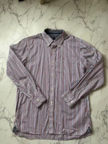 TOMMY HILFIGER 스트라이프 셔츠 긴팔 XL