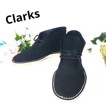 Clarks 클락스 오리지널스 디저트 부츠 블랙 스웨이드 남성용