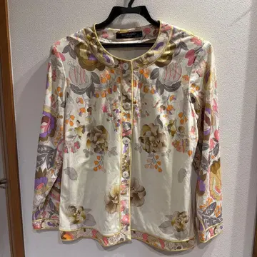 LEONARD FASHION 긴팔 꽃무늬 셔츠