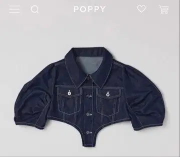 POPPY CUTLINE DENIM JACKET