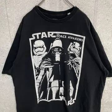 스타 워즈 포스의 각성 무비 블랙 T셔츠 3XL