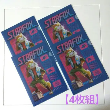 마리오 갤럭시 영화 감상 혜택 STAR FOX 클리어 파일 4장 세트