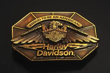 Harley-Davidson 벨트 버클 1989년제 USA