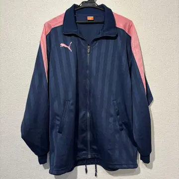 PUMA 푸마 저지 상의 네이비 핑크
