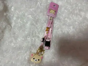 Rilakkuma 코리락쿠마 넥스트랩 핑크