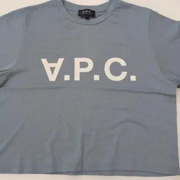 A.P.C. V.P.C. 로고 티셔츠 블루 S 사이즈