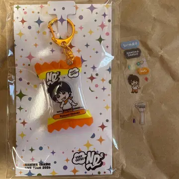나니와단시 오니시 류세이 아크릴 키링 씰 포함