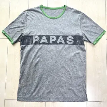 PAPAS 파파스 로고 링거 T셔츠 L