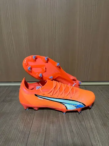PUMA ULTRA 축구 스파이크 오렌지 25cm