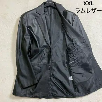 XXL 양가죽 BLACK LEDER 테일러드 자켓 가죽 자켓
