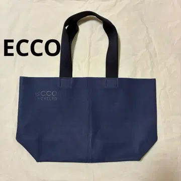 ECCO 에코 업사이클드 가죽 토트백 네이비 블루