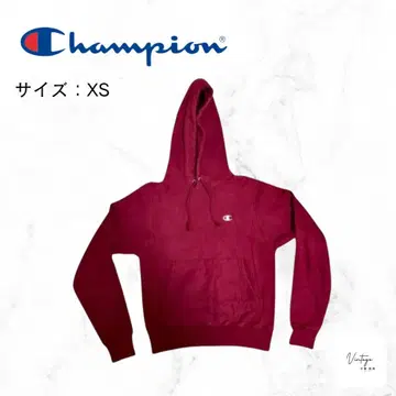 Champion 리버스 위브 후드티 XS 빨간색 USA 스테디셀러