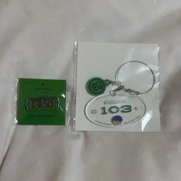 카리스마 모토하시 이오리 룸키풍 키링 핀 배지 세트