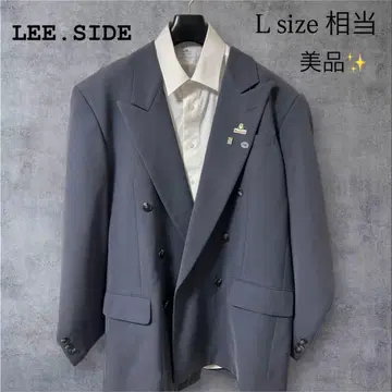 90s 더블 셋업 블루 그레이 LL 구제 의류