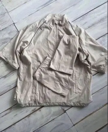 GREG NORMAN 빈티지 반팔 나일론 블루종 자켓