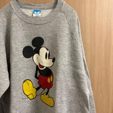 90s USA제 Disney 미키 맨투맨 XL 그레이