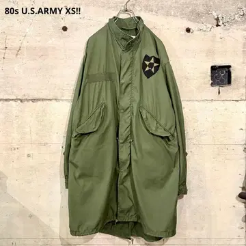 80s USA제 ARMY M65 피쉬테일 모즈 코트 XS