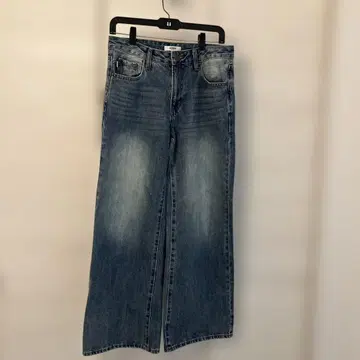 GLOWNY 글로니 6월 구매 로우라이즈 와이드 데님 S