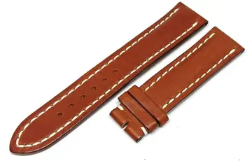브라이틀링 정품 카프 가죽 벨트 20mm 브라운 미사용 A010