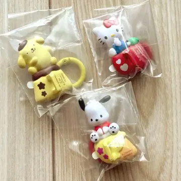 산리오 가챠가챠 키링 행거 푸딩 포차코 키티