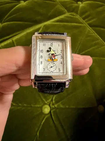 레어 Disney 미키마우스 세이코 알바 한정판 모델 손목시계 빈티지