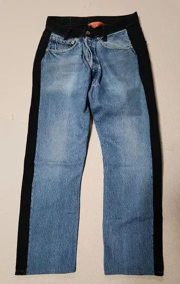 리허설 올 Levi's 501 바이컬러 데님 리메이크 팬츠