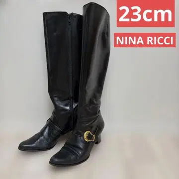 NINA RICCI 니나리치 롱 부츠 블랙 23cm