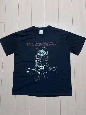 터미네이터 T800 T1000 서양화 티셔츠 블랙 XL