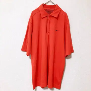 나이키 골프 NIKE 반팔 셔츠 하프 지퍼 골프웨어 L 상의