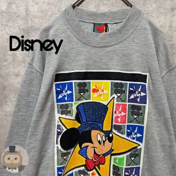 [ 택 포함 미사용품 ] Disney 미키 긴팔 롱T 레트로 빈티지