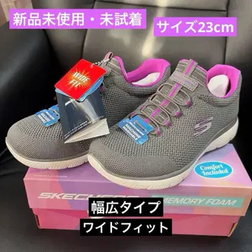 [새상품 미시착] SKECHERS 메모리폼 와이드핏 슬립온